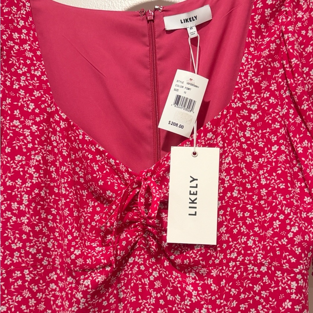 Likely Red Floral Patterned Dress